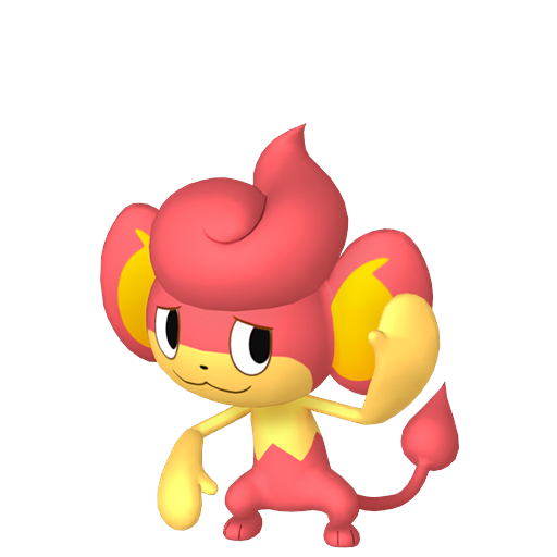 Pansear - Fire type Pokemon from Pokemon X and Y with stats, moves, and evolution data