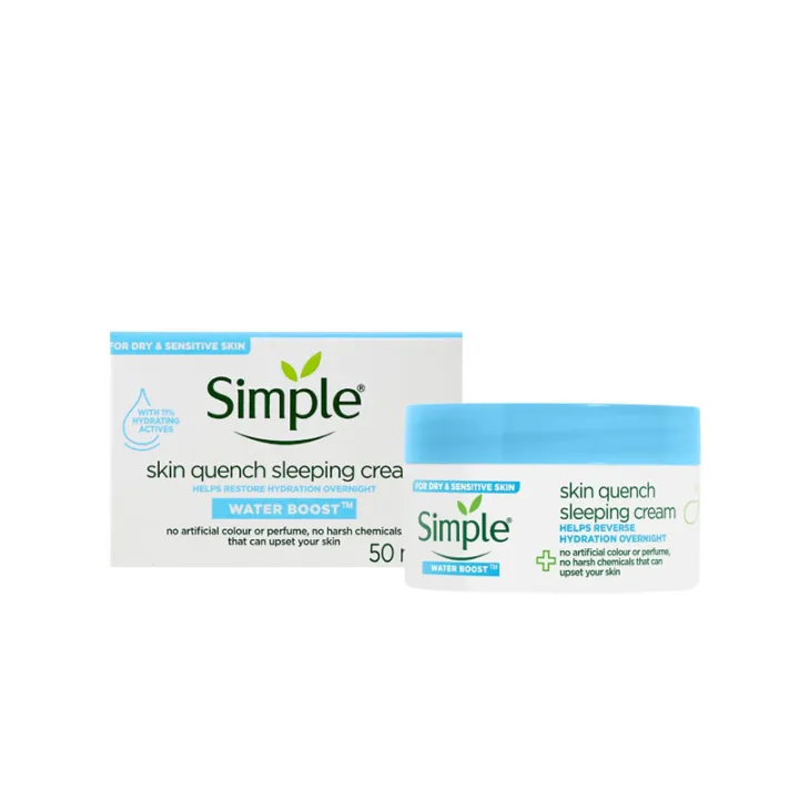 BDyana Simple Water Boost Skin Quench Sleeping Cream 50ml | Simple Water Boost Skin Quench Sleeping Cream 50ml