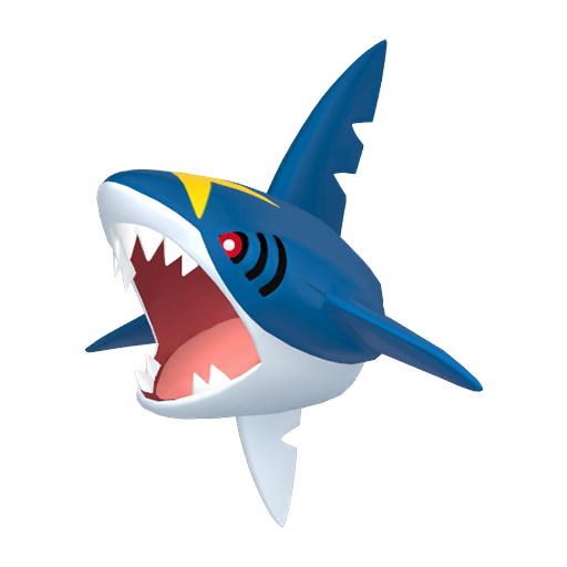 Sharpedo - Water/Dark type Pokemon from Pokemon Sword and Shield with stats, moves, and evolution data