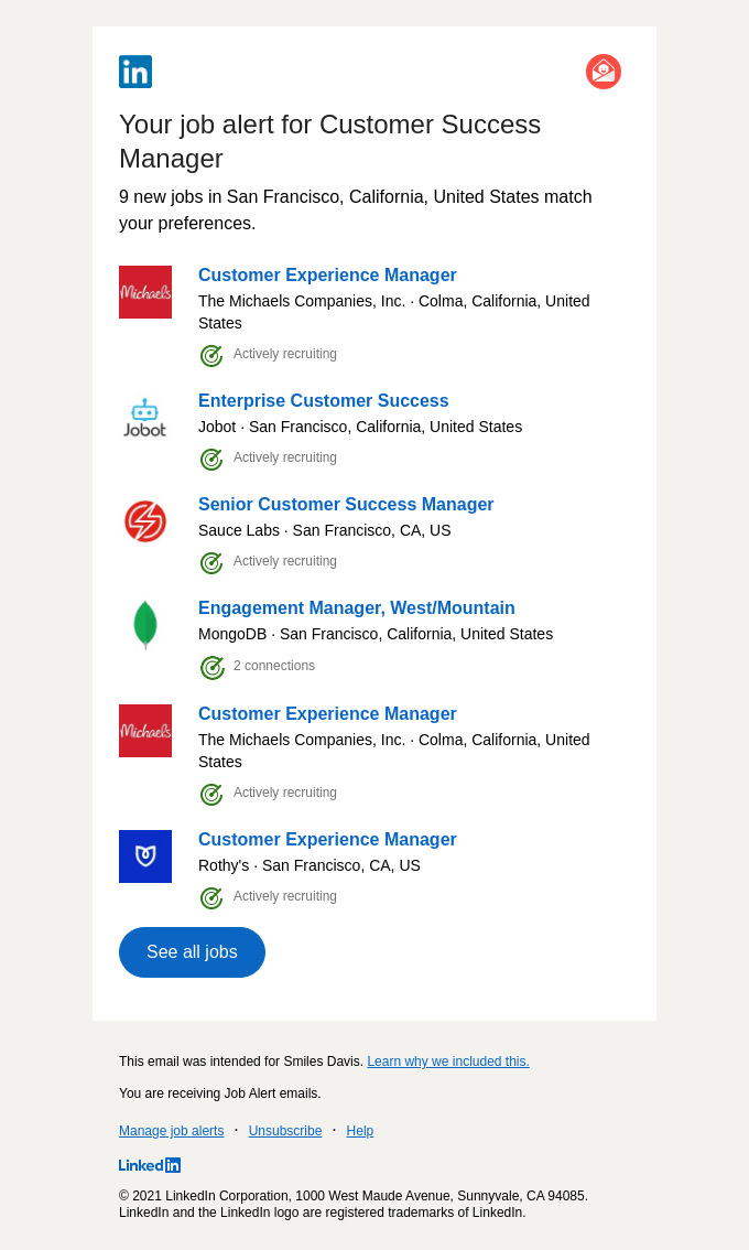 9 New Jobs For Customer Success Manager