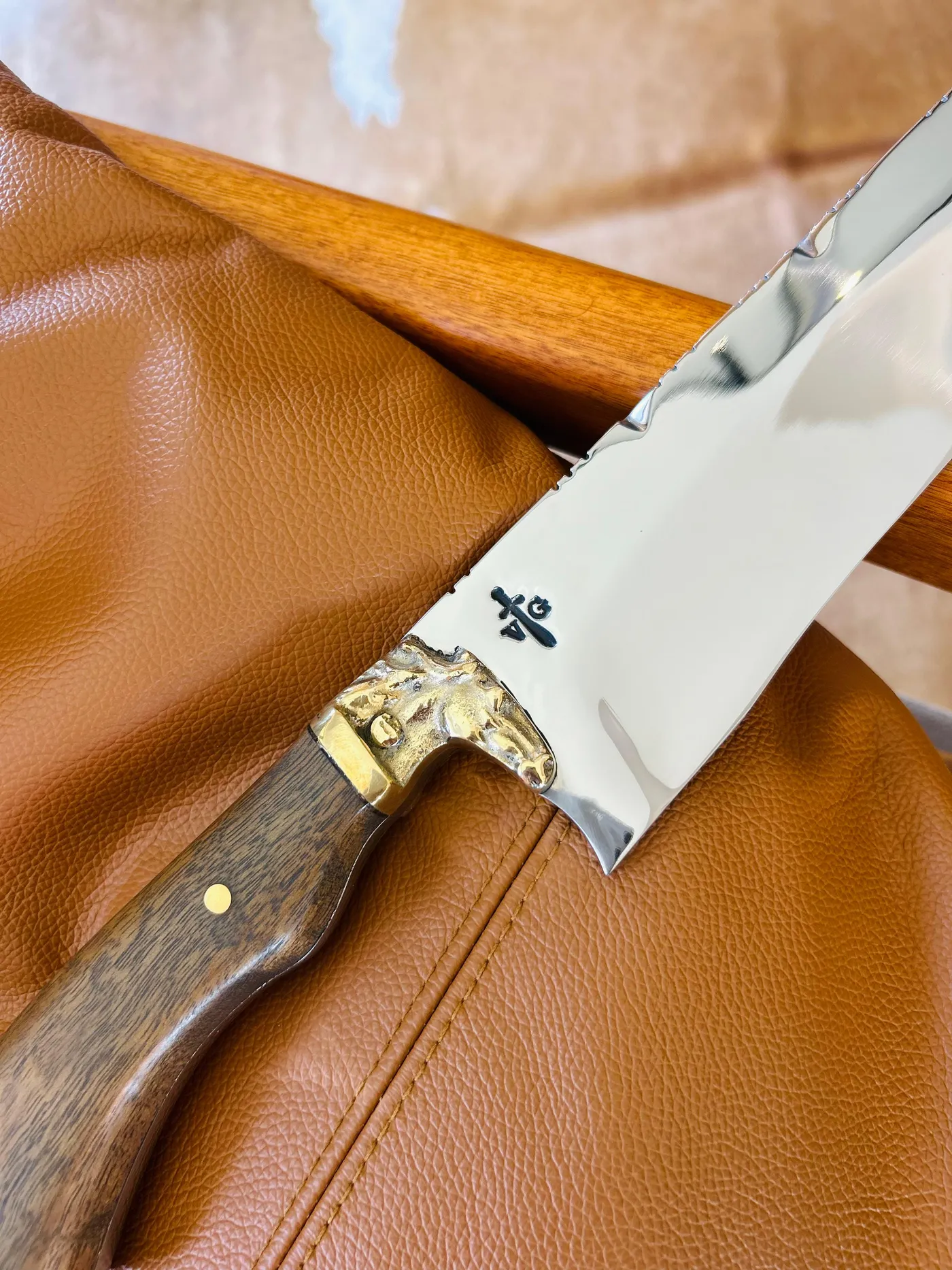 Cuchillo Artesanal Valgran - Linea Juriti Flag 