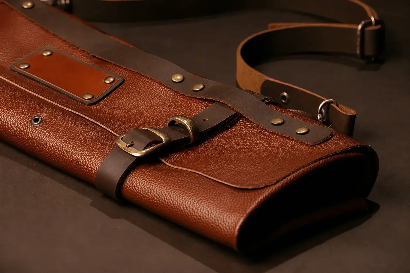 Estuche en Cuero para Cuchillo - Tamaño Grande