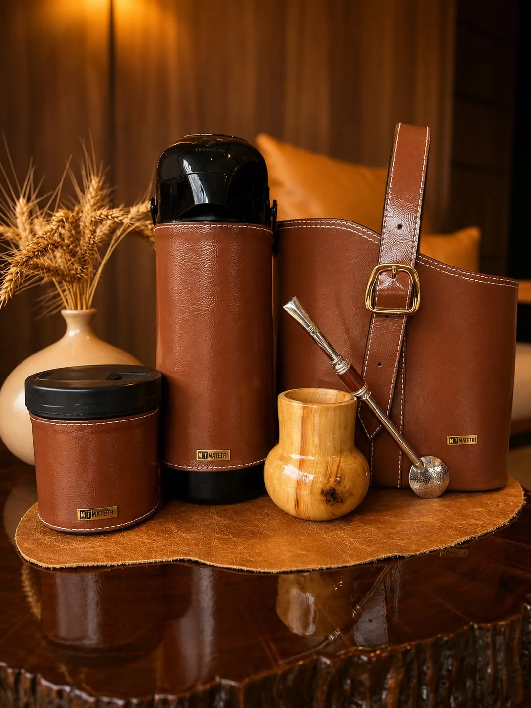 Kit para Mate Linea Raices - Terracota