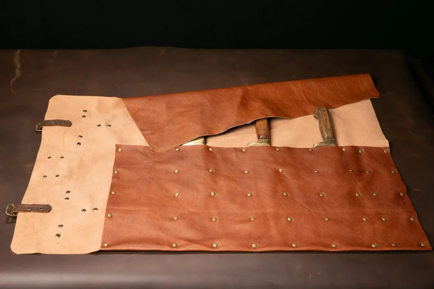 Estuche en Cuero para Cuchillo - Tamaño Grande
