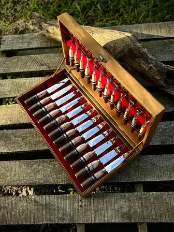 Kit de Cubiertos Artesanales Valgran - Linea Exlcusiva Paraguay 