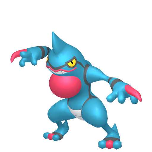 Toxicroak - Poison/Fighting type Pokemon from Pokemon Platinum with stats, moves, and evolution data