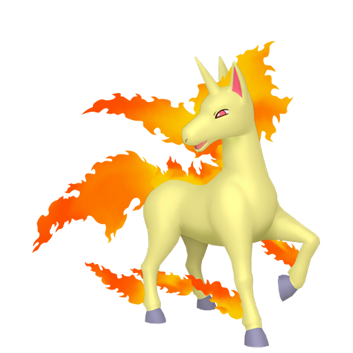 Rapidash - Fire type Pokemon from Pokemon Platinum with stats, moves, and evolution data