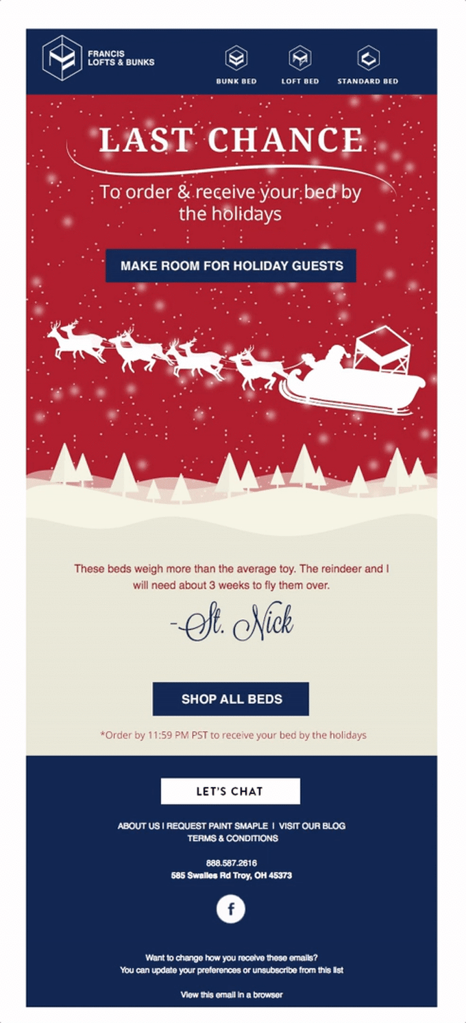 How Many Bunk Beds Can Fit In Santas Sleigh