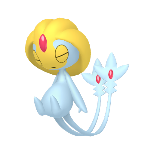 Uxie - Psychic type Pokemon from Pokemon Platinum with stats, moves, and evolution data