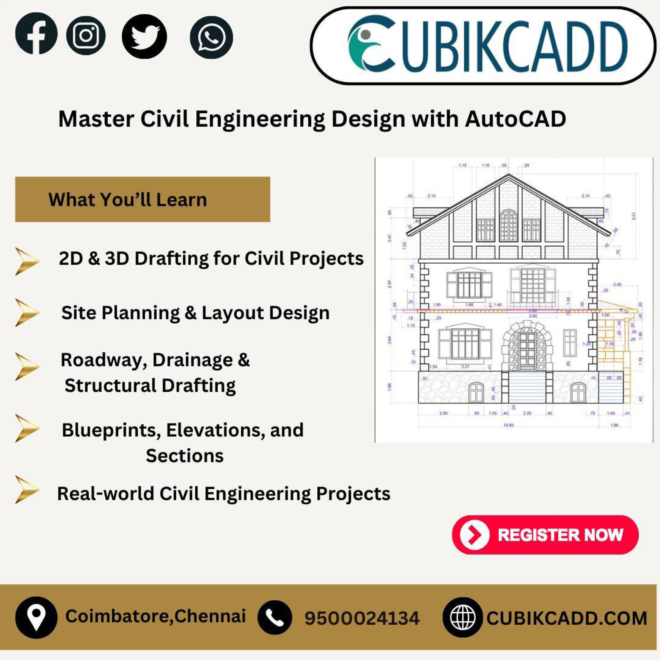 Coimbatore Civil AutoCAD Training | Coimbatore Civil AutoCAD Courses