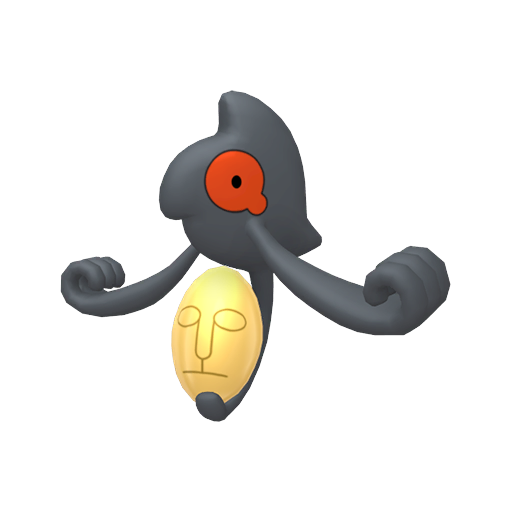 Yamask - Ghost type Pokemon from Pokemon Sword and Shield with stats, moves, and evolution data