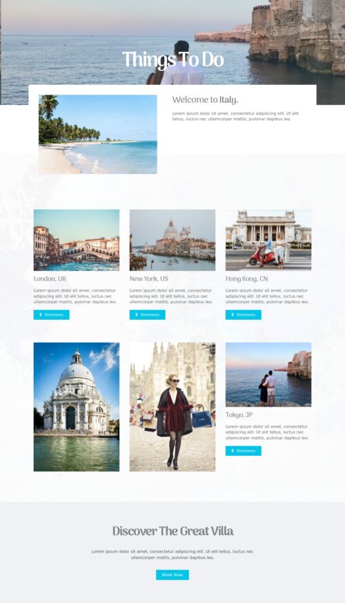 Holiday Rental Things To Do