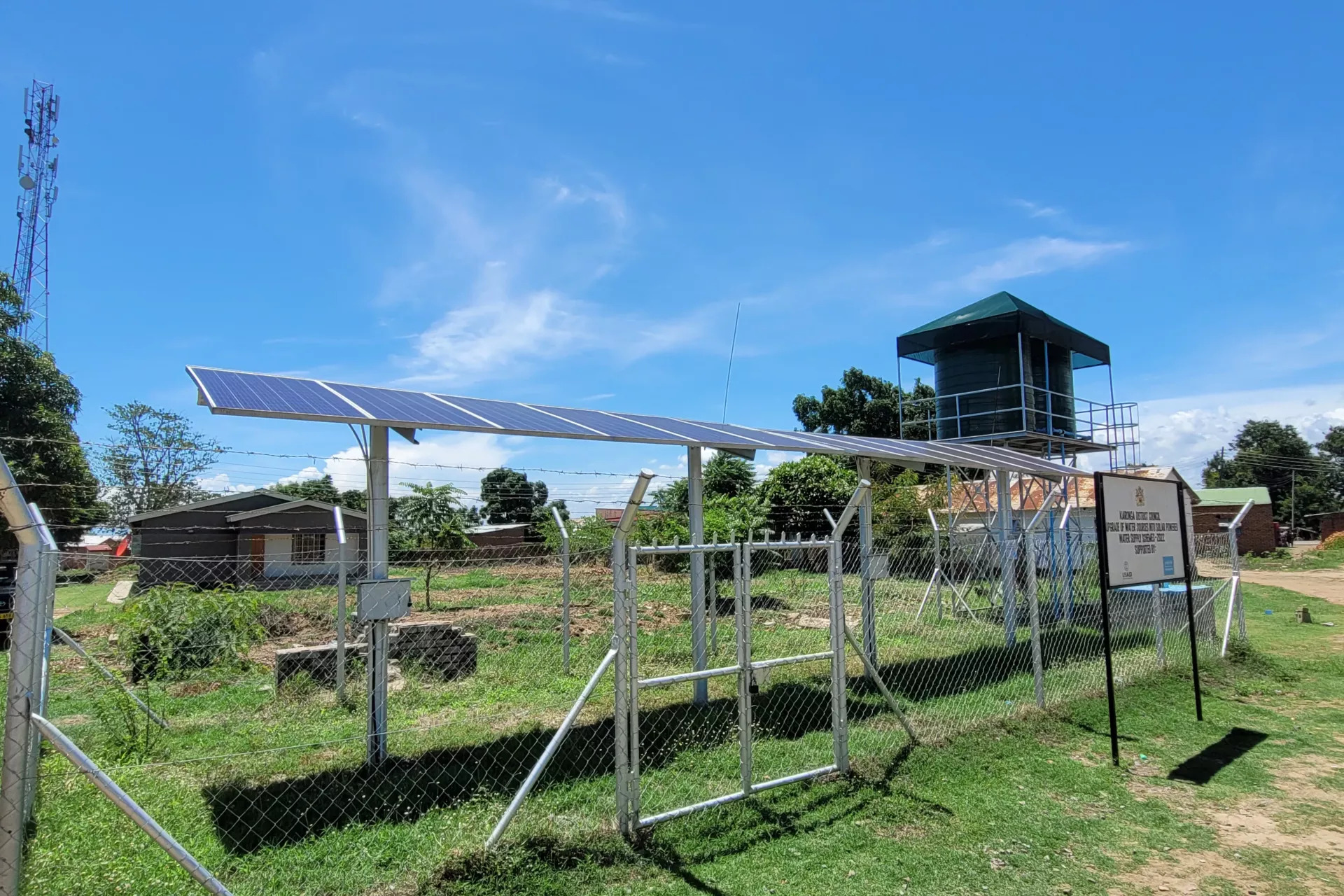 Solar-powered water systems serve thousands in Karonga