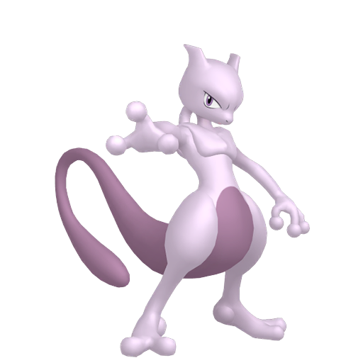 Mewtwo - Psychic type Pokemon from  with stats, moves, and evolution data