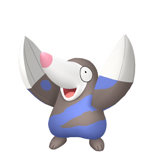 Drilbur - Ground type Pokemon from Pokemon Sword and Shield with stats, moves, and evolution data