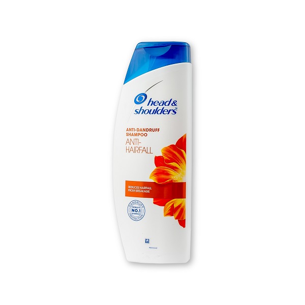BDyana Head & Shoulders Anti-Hairfall Anti-Dandruff Shampoo for Women and Men 340ml | Head & Shoulders Anti-Hairfall Anti-Dandruff Shampoo for Women and Men 340ml