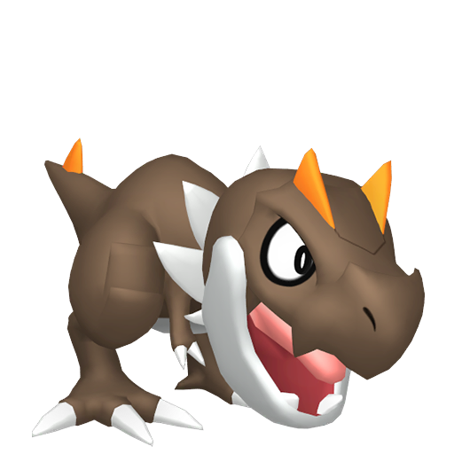 Tyrunt - Rock/Dragon type Pokemon from Pokemon Sword and Shield with stats, moves, and evolution data