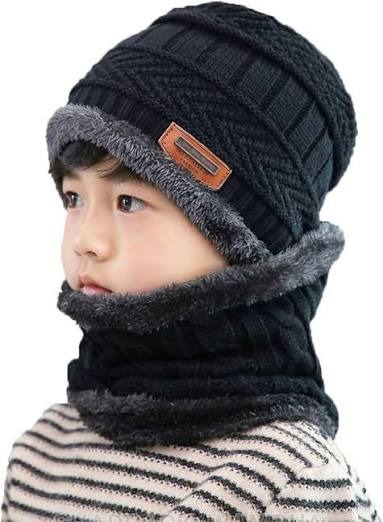 Kids Beanie and Scarf set 2