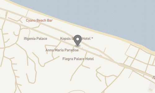 Lokation for Flegra Palace Hotel 