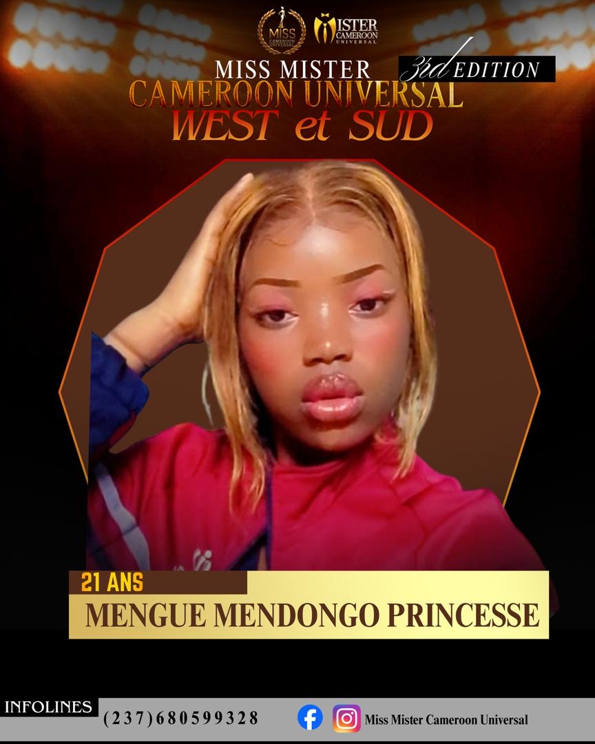 Princess mengue - Miss Mister Cameroon universal 2026 Regionals | Votez ...