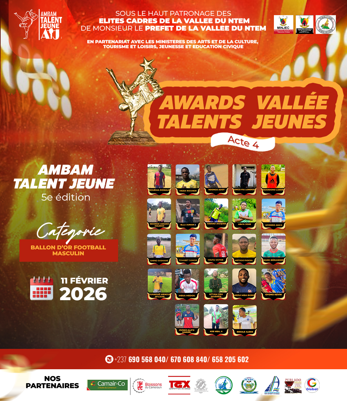 Ambam Talent Jeune Awards - Ballon d'Or Masculin Football Vallée du Ntem