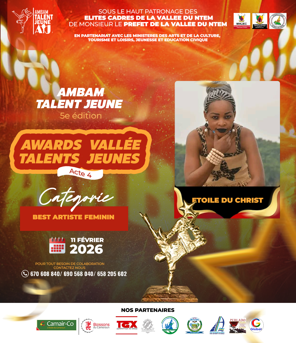 Etoile du Christ AF - Ambam Talent Jeune Awards | Votez maintenant