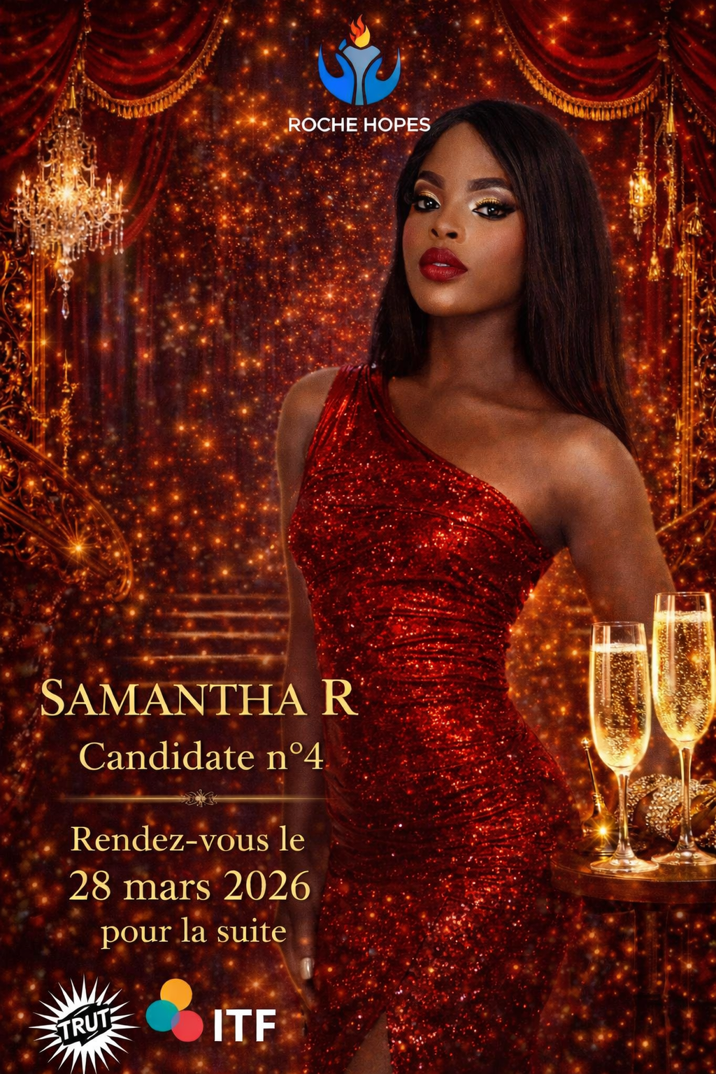 Samantha R - Miss R-hopes 2026 | Votez maintenant