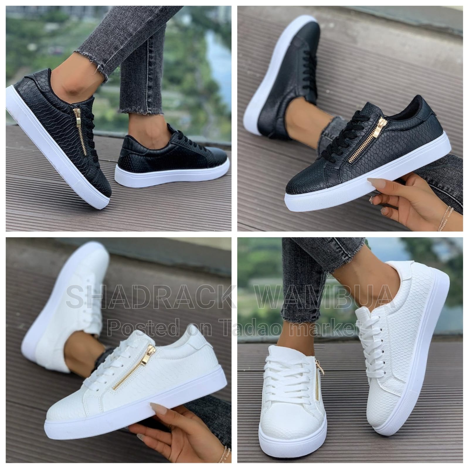 Zipper sneakers 3