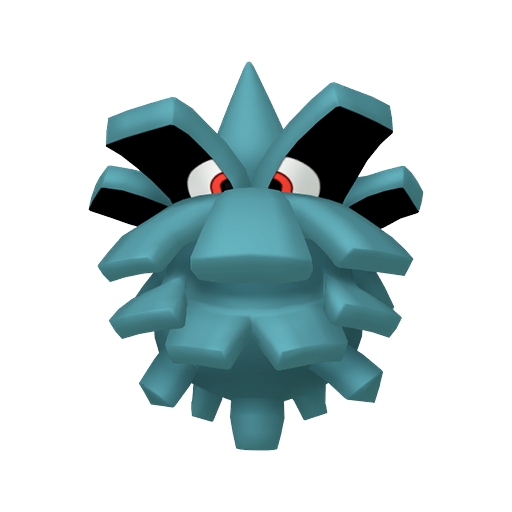 Pineco - Bug type Pokemon from Pokemon HeartGold and SoulSilver with stats, moves, and evolution data