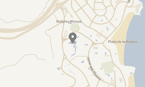 Lokation for Hotel Zafiro Palace Palmanova