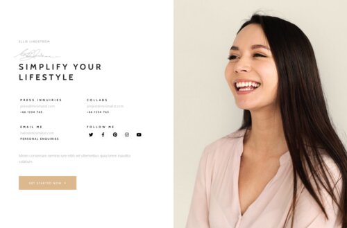 Minimalist Lifestyle Get In Touch