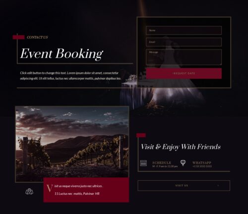 Wine Brand Event Booking