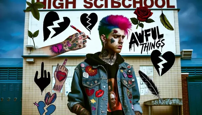The meaning of Awful Things by Lil Peep AI interpretation of Awful Things by Lil Peep