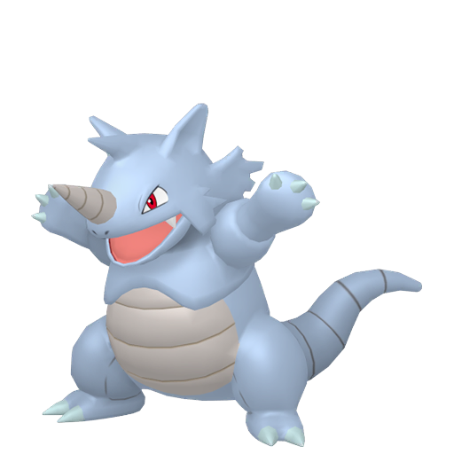 Rhydon - Ground/Rock type Pokemon from Pokemon FireRed and LeafGreen with stats, moves, and evolution data