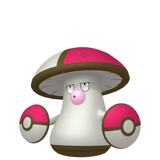 Amoonguss - Grass/Poison type Pokemon from Pokemon Sword and Shield with stats, moves, and evolution data