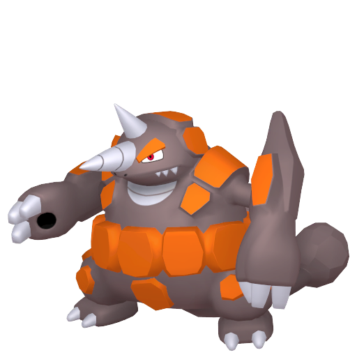 Rhyperior - Ground/Rock type Pokemon from Pokemon Sword and Shield with stats, moves, and evolution data