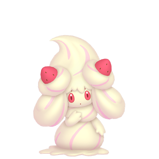 Alcremie - Fairy type Pokemon from Pokemon Sword and Shield with stats, moves, and evolution data