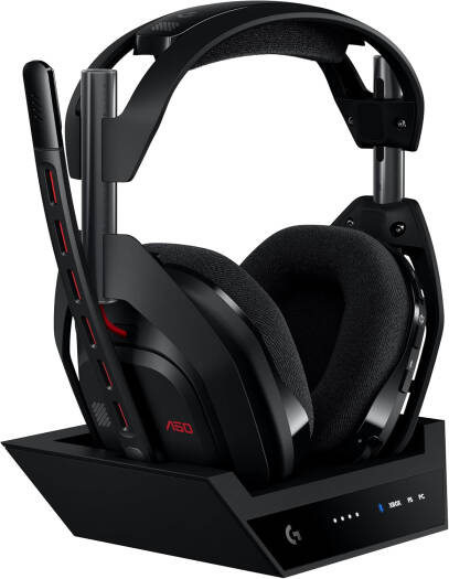 Logitech Astro A50 LIGHTSPEED Wireless Gaming Headset + Base Station (Gen 5), PRO-G GRAPHENE, Switch Between 3 Systems, USB-C to Xbox, PS5, PC/Mac or 