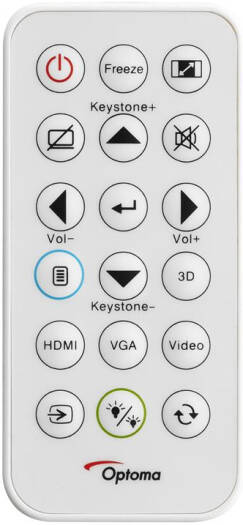 Optoma EH401 Compact Full HD Projector, 4000 Lumens Brightness, DLP 1080p Resolution, Built-in Speaker, Up To 15000 Hours Lamp Life, 1.1m-10m Projector Distance, White | EH401