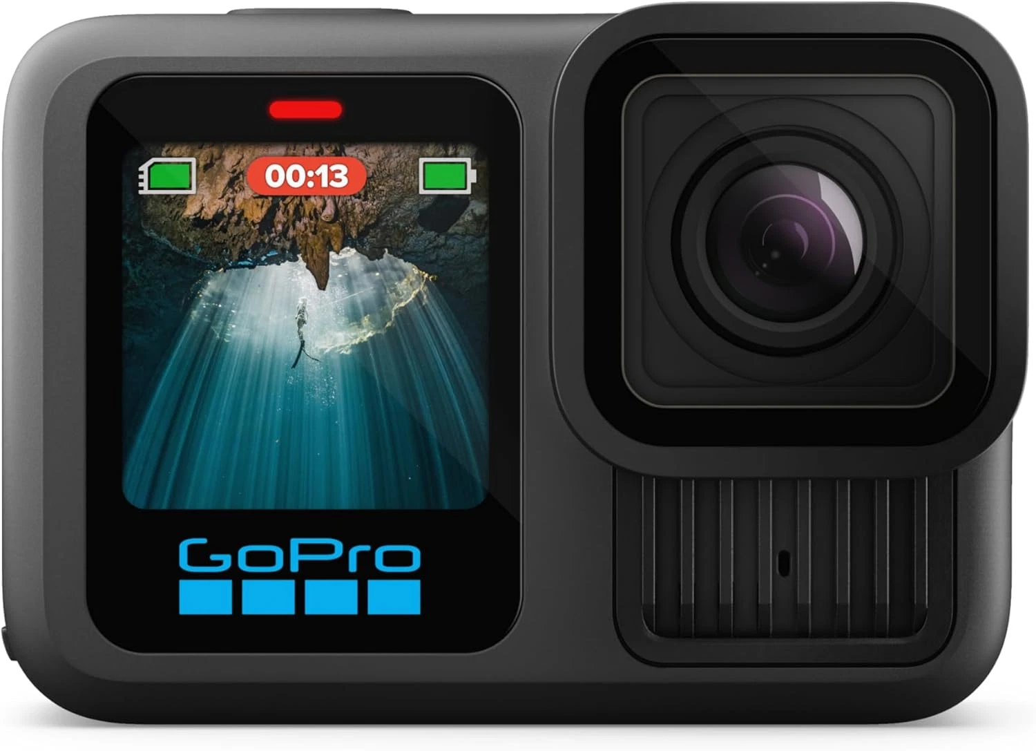 GoPro HERO13 Black Action Video Camera, 5.3K60 Video, 27MP Photos, Waterproof