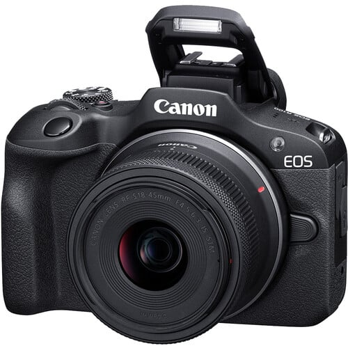 Canon EOS R100 Dual Lens: RF-S 18-45mm f/4.5-6.3 IS STM + RF-S 55-210mm f/5-7.1 IS STM