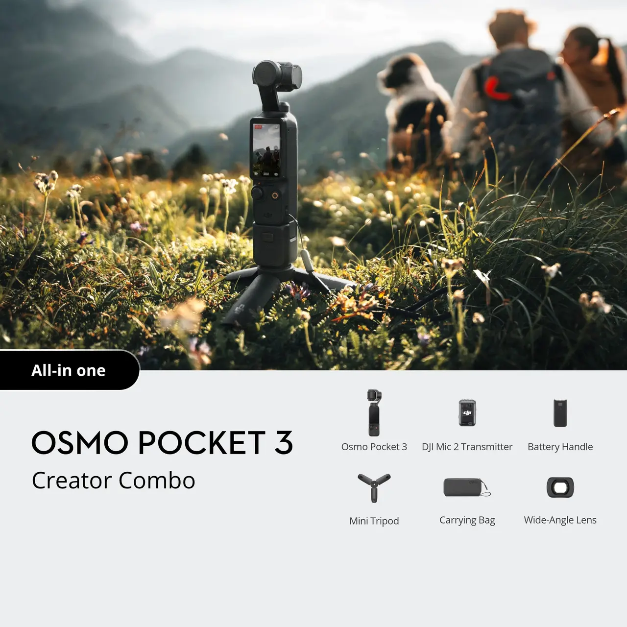 DJI Osmo Pocket 3 Creator Combo Price in Kenya – 4K/120fps 1-Inch Gimbal Camera Kit | PhoneMallExpress