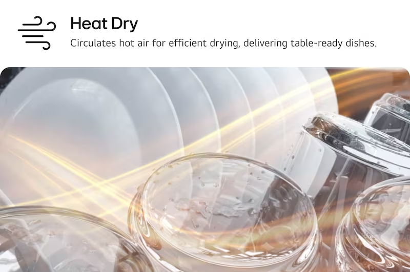 LG DFC287HMS Dishwasher 14 place setting - Matte Black