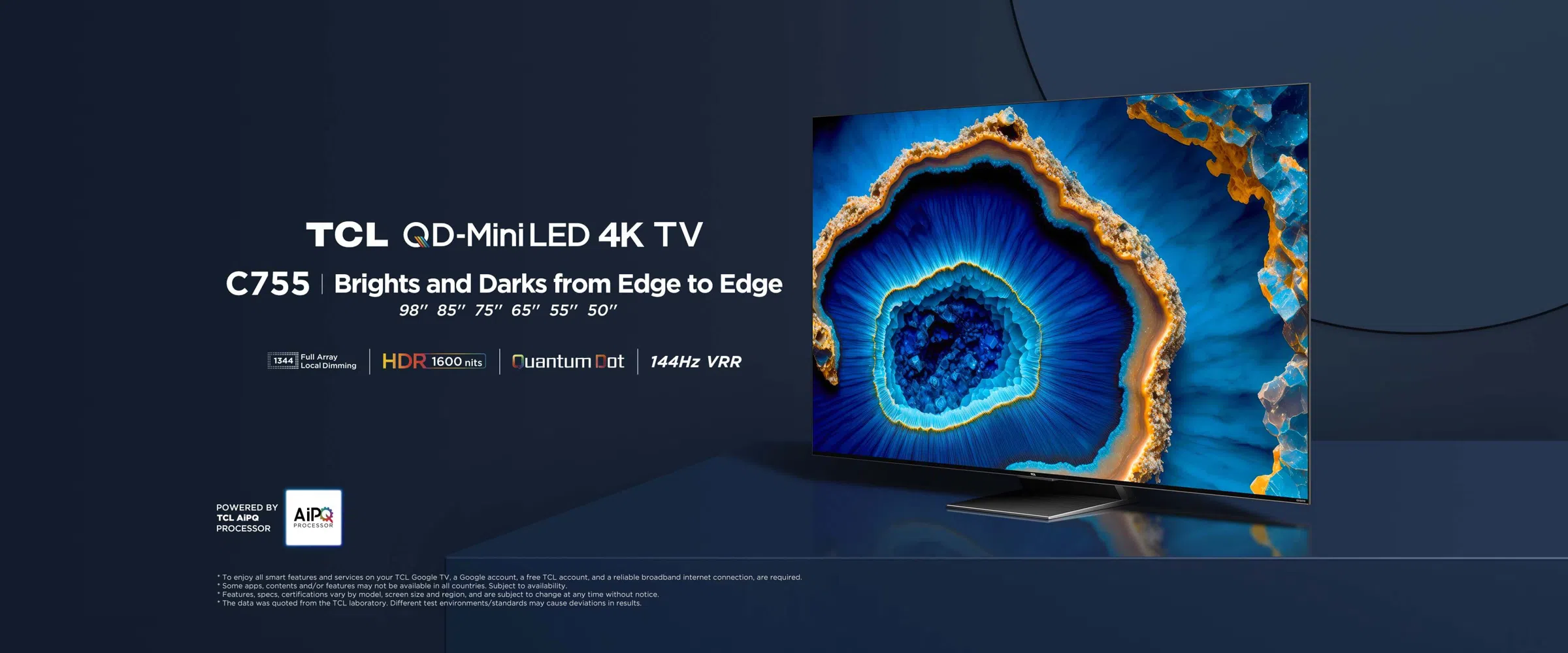 TCL 65 Inch QD-Mini LED 4K TV with Dolby Vision (65C755) in Kenya