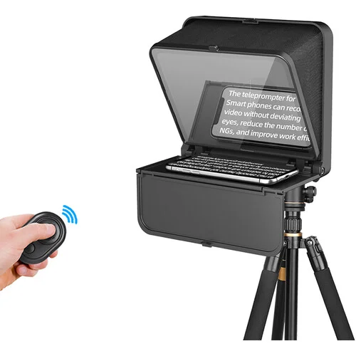 LENSGO TC7 Portable Teleprompter for Smartphones, Tablets & Cameras