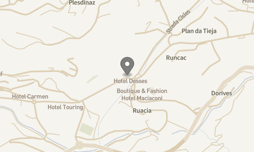 Lokation for Vitalhotel Dosses