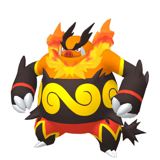 Emboar - Fire/Fighting type Pokemon from  with stats, moves, and evolution data