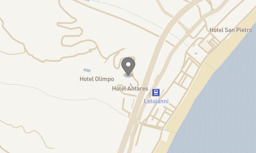 Lokation for Antares Hotel