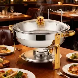 Round Buffet Food Warmer 3