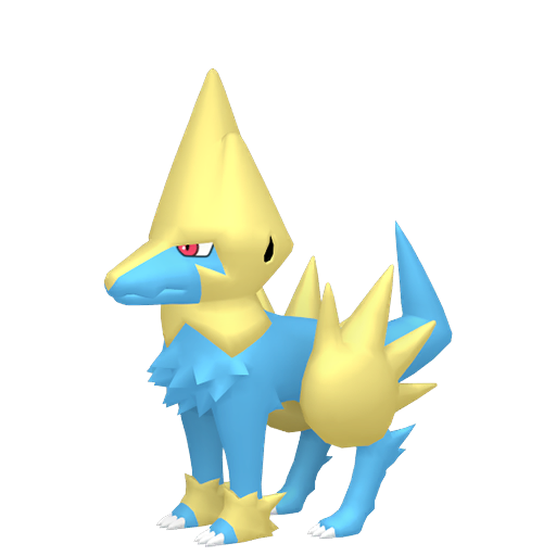 Manectric - Electric type Pokemon from Pokemon Sword and Shield with stats, moves, and evolution data